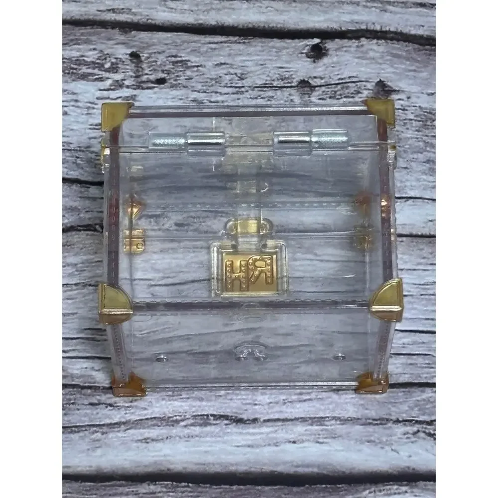 Jett Dawson Rainbow High Doll Clear Acrylic Hinged Storage Boxes Organization